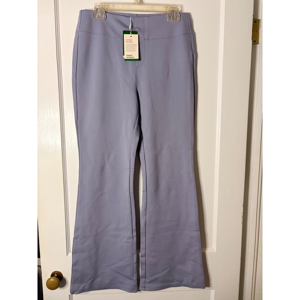 Halara Women Lavender Purple High Waisted Flare Leg Pants Size L NWT